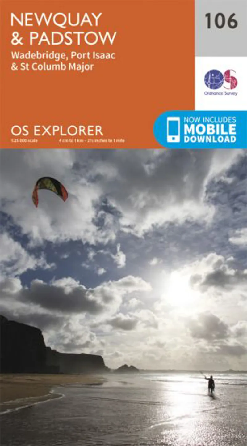 OS Explorer Map 106 - Newquay and Padstow